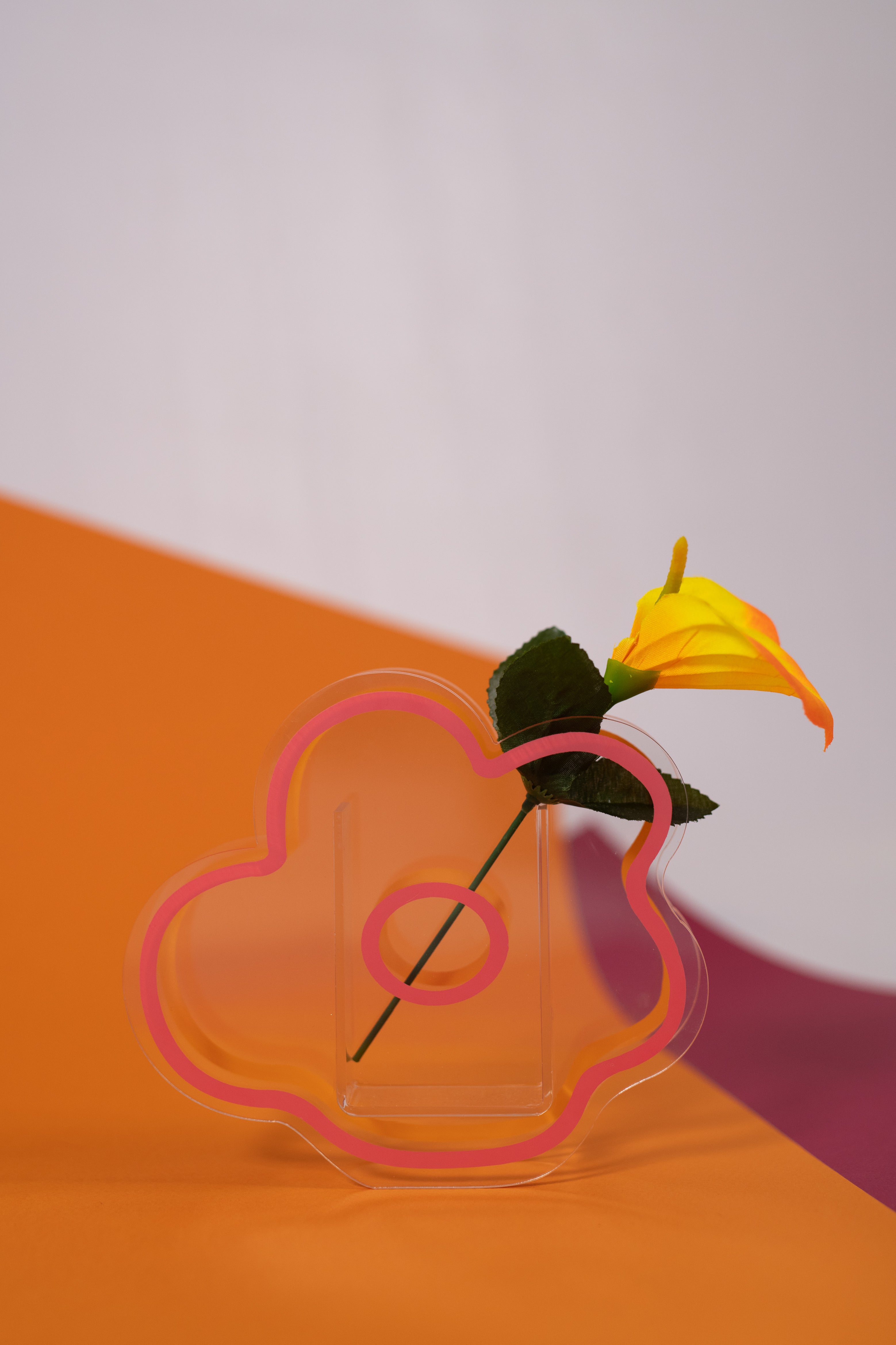 Flower Vase - Orange