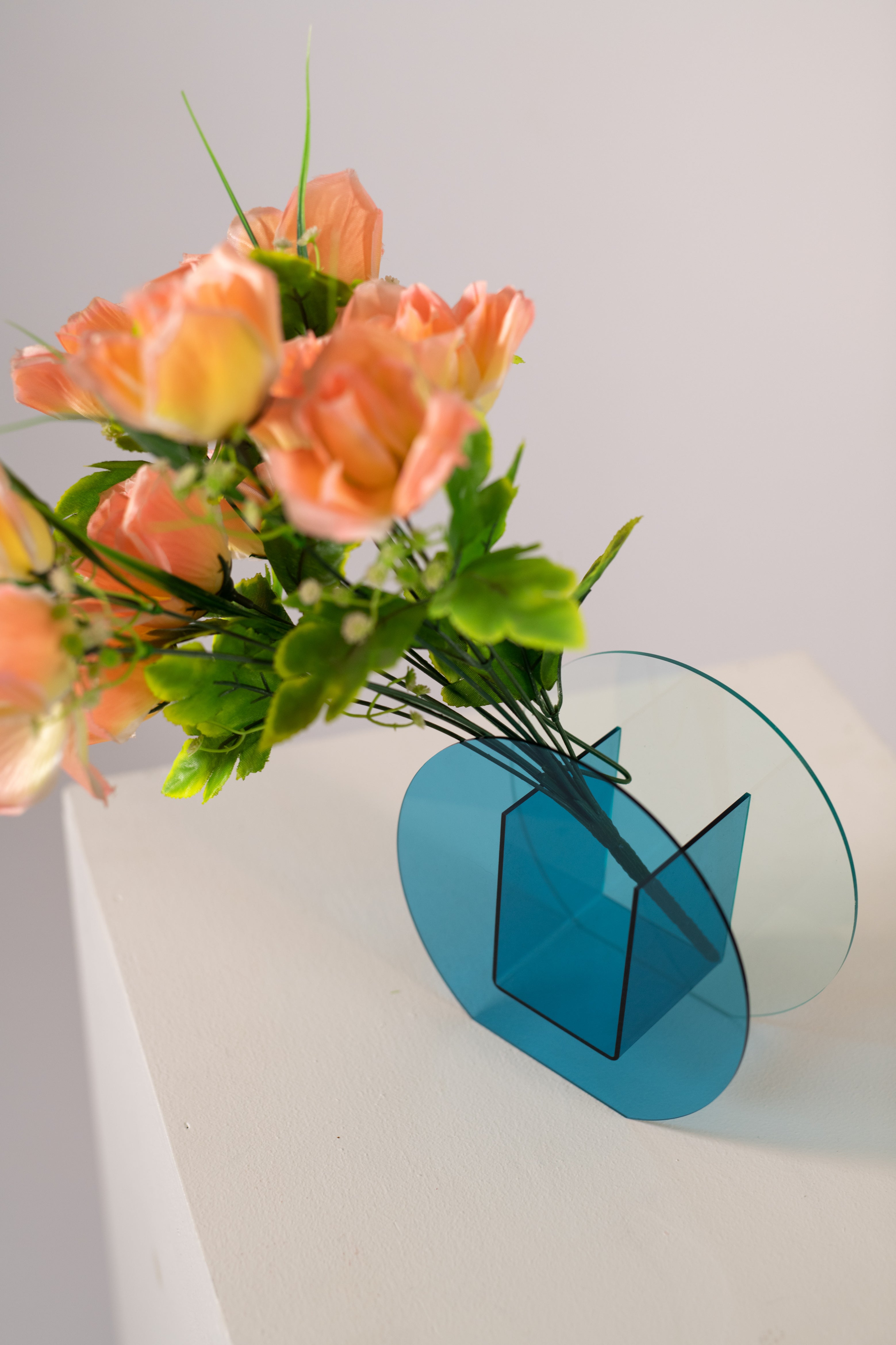 Nordic Circle Vase - Blue